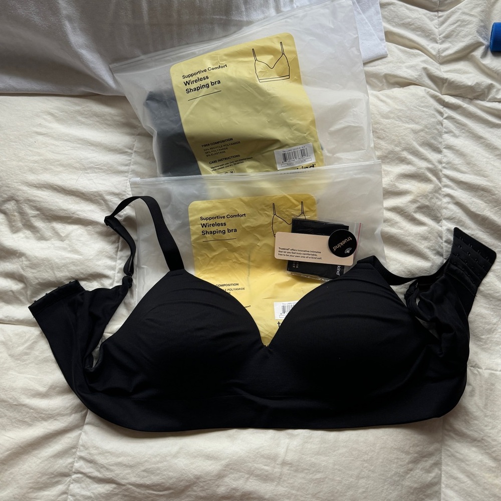 TrueKind Wireless Shaping Bra (2) NWT Size XL